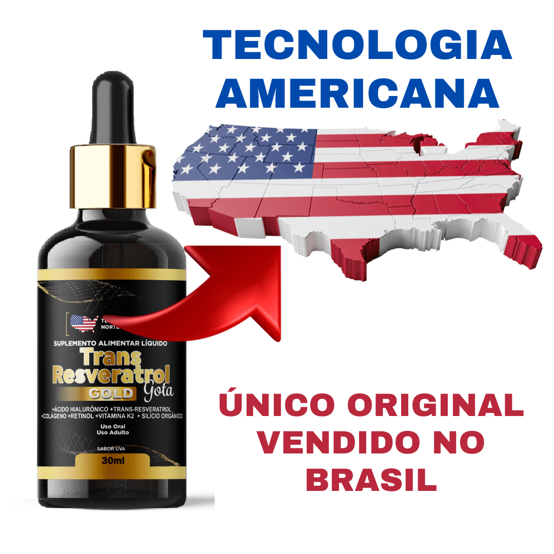 Frasco do Trans Resveratrol Americano + Vitamina K2